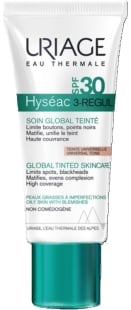 Hyseac 3 Reg Crema Colorata Spf 30+, 40ml, Uriage