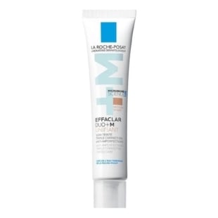 Gel-crema anti-imperfectiuni cu pigment de culoare, Nuanta Medium, Effaclar Duo+M, 40 ml, La Roche-Posay