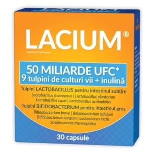 Lacium 50 miliarde UFC, 30 capsule, Zdrovit