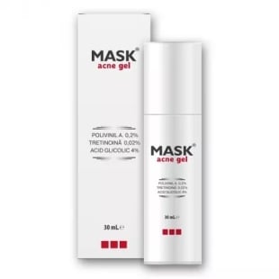 Gel pentru tratamentul comedoanelor inchise si deschise Mask Acne, 30 ml, Meditrina Pharmaceuticals