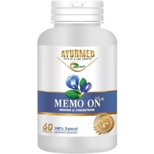 Memo On, 60 tablete, Ayurmed