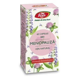 Menopauza G81 60caps, Fares