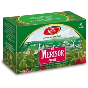 Ceai merisor frunze U75, 20 plicuri, Fares