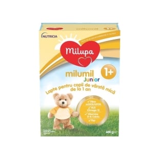 Milumil Junior 1+ lapte praf pentru copii de la 1 an, 600g, Milupa