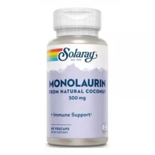 Monolaurin Solaray, 500 mg, 60 capsule, Secom