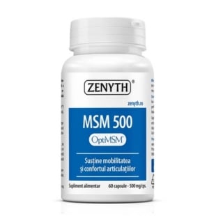 MSM 500 mg, 60 capsule, Zenyth