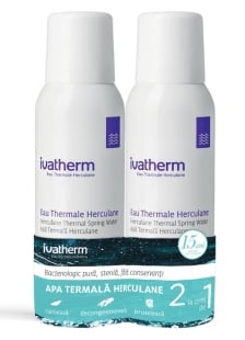 Pachet Apa termala Herculane spray, 100 ml + 100 ml, Ivatherm
