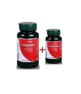 Pachet L-Arginina, 60 + 30 capsule, DVR Pharm