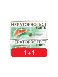 Pachet Hepatoprotect Forte, 50 + 50 comprimate, Biofarm