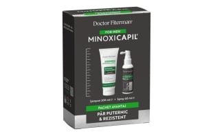 Pachet impotriva caderii parului pentru barbati Spray Minoxicapil Men, 60 ml + Sampon Minoxicapil, 200 ml, Doctor Fiterman