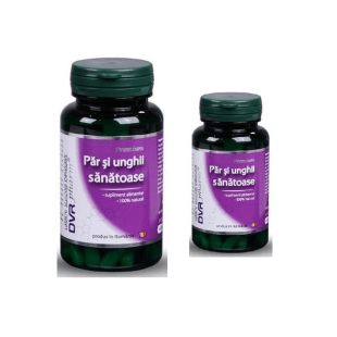Pachet Par si unghii sanatoase, 60 + 30 capsule DVR Pharm