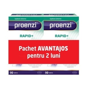 Pachet Proenzi Artrostop Rapid+, 90 + 90 tablete, Walmark