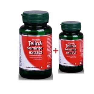 Pachet Seminte de telina, 60 + 30 capsule, DVR Pharm