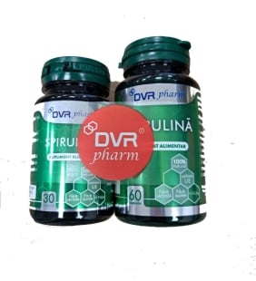 Pachet Spirulina, 60 + 30 capsule, DVR Pharm
