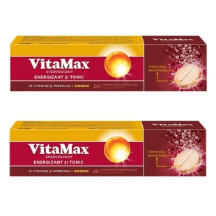 Pachet Vitamax Efervescent, 20 + 20 comprimate, Perrigo
