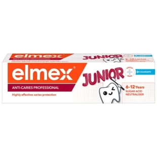 Pasta de dinti Anti-Caries Professional Junior, 6-12 ani, 75 ml, Elmex