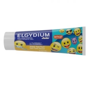 Pasta de dinti pentru copii intre 7 si 12 ani cu aroma tutti frutti Junior Emoji, 50 ml, Elgydium