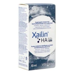 Picaturi oftalmice Xailin HA Plus, 10 ml, Visufarma