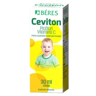 Picaturi Vitamina C Ceviton, 30 ml, Beres Pharmaceuticals