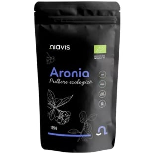Aronia pulbere ecologica, 125 g, Niavis