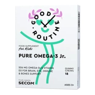 Pure Omega-3 Jr Good Routine, 18 jeleuri, Secom