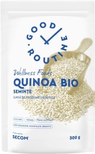 Quinoa Bio seminte Good Routine Wellness Foods, 300 g, Secom