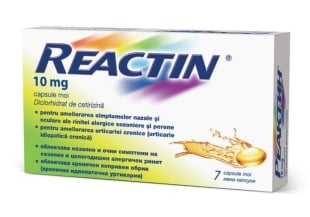 Reactin, 10 mg, 7 capsule, McNeil