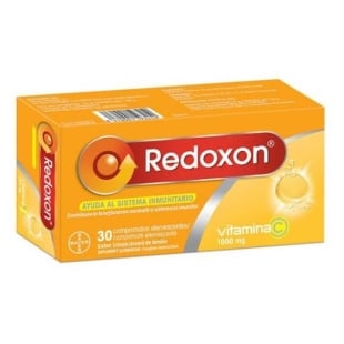 Redoxon vitamina C 1000 mg cu aroma de lamaie, 30 comprimate efervescente, Bayer