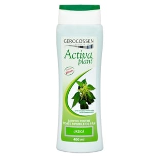 Sampon pentru toate tipurile de par cu urzica Activa Plant, 400 ml, Gerocossen