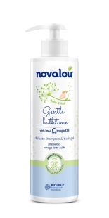 Sampon si gel de dus Gentle Bathtime, 250 ml, Novalou