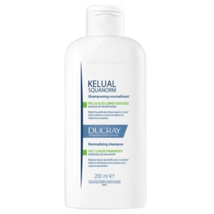 Sampon anti-matreata grasa Kelual Squanorm, 200 ml, Ducray