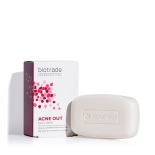 Sapun pentru tenul gras si predispus la acnee Acne Out, 100 g, Biotrade