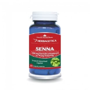 Senna 500 mg, 30 capsule, Herbagetica