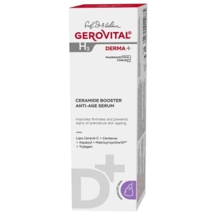 Ser antiage Ceramide Booster H3 Derma+, 15 ml, Gerovital