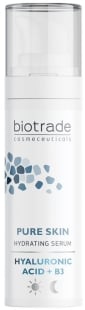 Ser hidratant cu acid hialuronic si niacinamida Pure Skin, 30 ml, Biotrade