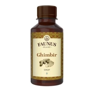 Sirop de ghimbir, 200 ml, Faunus Plant