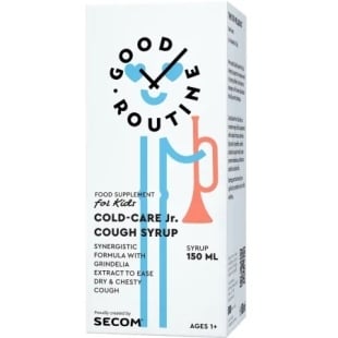 Sirop pentru copii Cold-Care Jr. Cough Syrup Good Routine, 150 ml, Secom