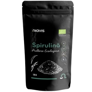 Spirulina pulbere ecologica, 125 g, Niavis