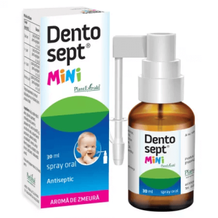 Spray gingival Dentosept Mini, 30 ml, PlantExtrakt