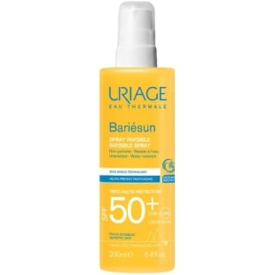Spray invizibil fara parfum SPF 50+ Bariesun, 200 ml, Uriage