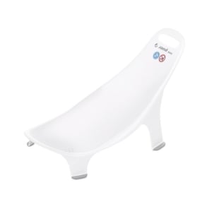 Suport pentru baie ergonomic, Jane, Nemo, De la nastere, Cu maner, Conform cu standardul european de siguranta EN 17022:2018, White