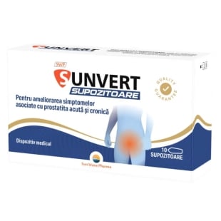 Sunvert, 10 supozitoare, Sun Wave Pharma