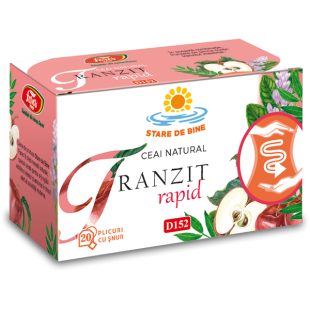 Ceai Tranzit rapid D512 20plicuri, Fares