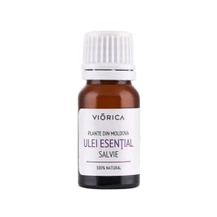 Ulei esential de salvie, 10 ml, Viorica