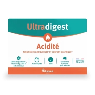 Ultradigest Acidite, 14 tablete masticabile, Vitavea