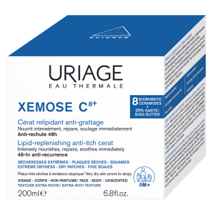 Unt hidratant pentru piele foarte uscata Xemose Cerat, 200 ml, Uriage