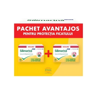 Pachet Silimarina Forte, 60 + 30 comprimate, Walmark