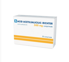 Acid Acetilsalicilic - Richter 500 mg comprimate x 30 comprimate