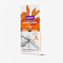 Benzi depilatoare pentru corp Chic Cinnamon, 16 bucati, Farmec