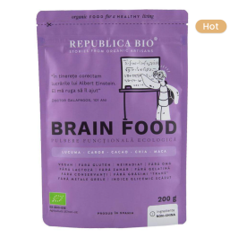 Brain Food, pulbere functionala ecologica Republica BIO, 200 g